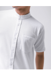 Kent White Short Sleeve Slimfit Shirt